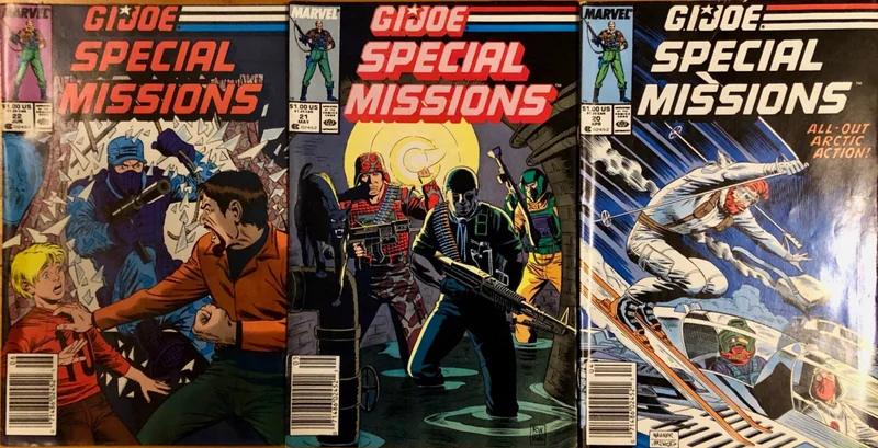 GI Joe Special Missions 20 21 23 1986 Ma