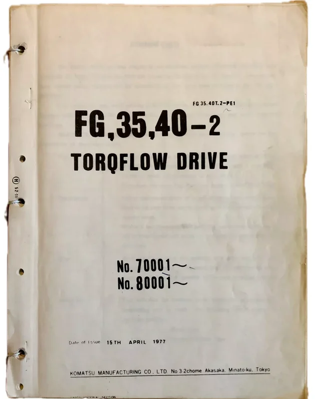 Komatsu FG35,40.2-PE1