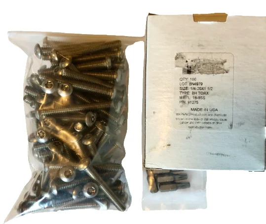 Tamper-Pruf Screws 91275