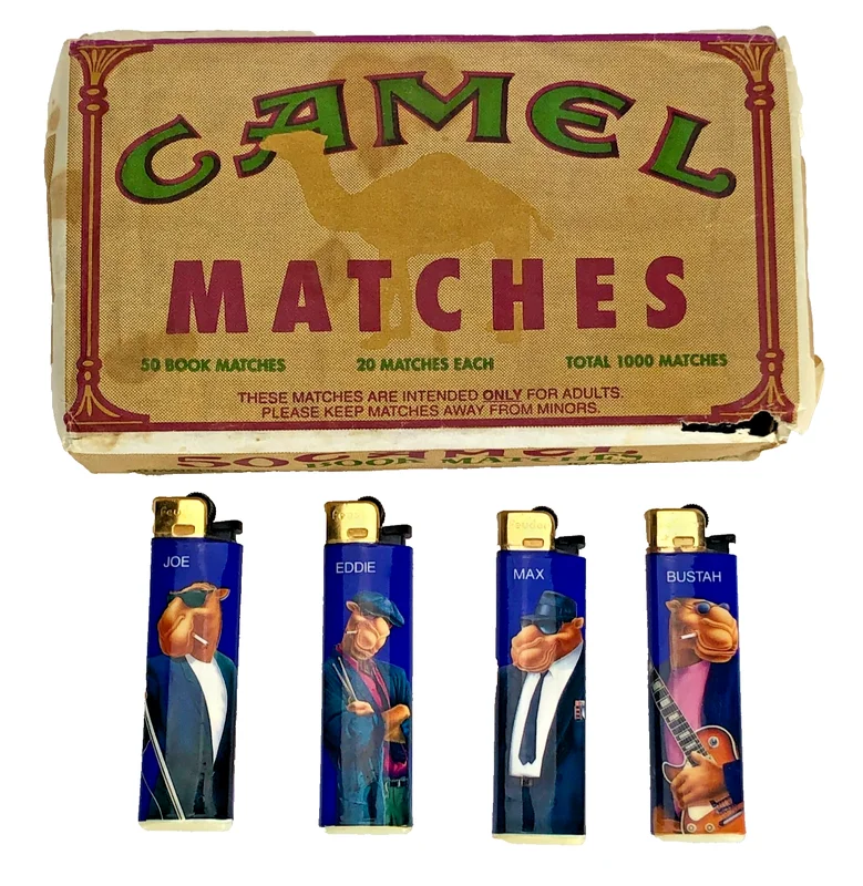 Vintage 1991 Camel Hardpack Blues Band M